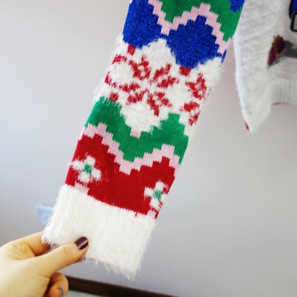 Blizzard Bay Ugly Christmas Sweater "No Porb Liama" Size M NWT! - Picture 6 of 9